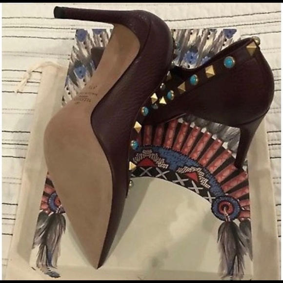 New Rockstud Rolling' Pump VALENTINO 7.5 - Picture 11 of 14